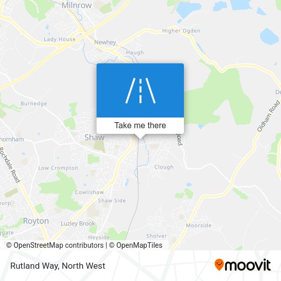 Rutland Way map