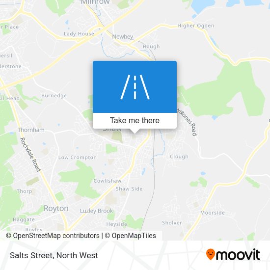 Salts Street map