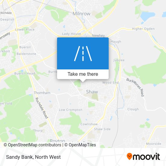 Sandy Bank map
