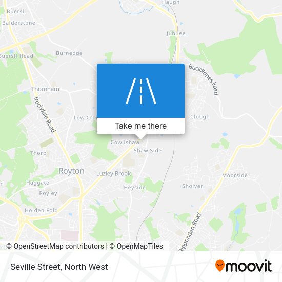 Seville Street map