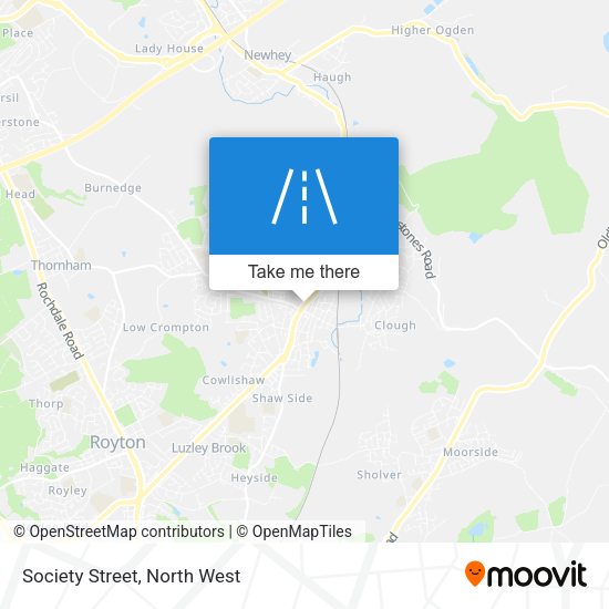 Society Street map