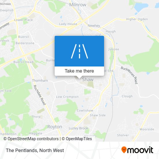 The Pentlands map