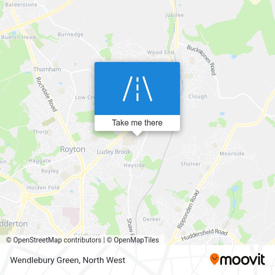 Wendlebury Green map