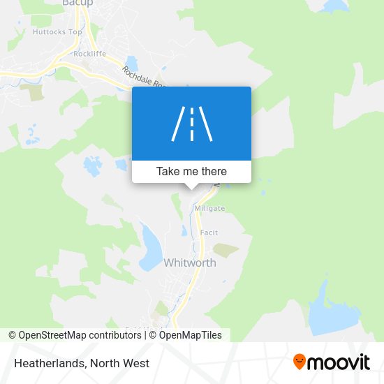 Heatherlands map