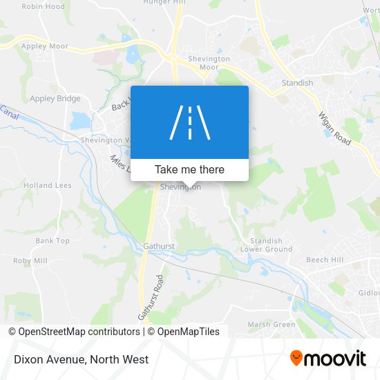 Dixon Avenue map