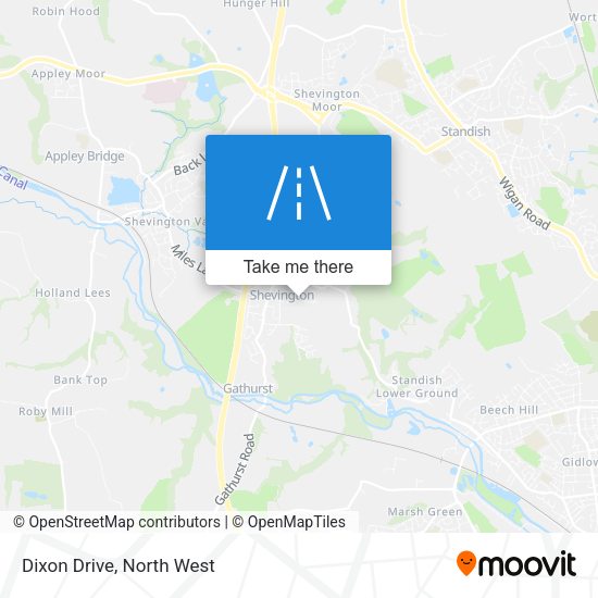 Dixon Drive map