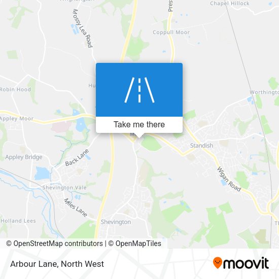 Arbour Lane map