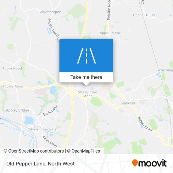 Old Pepper Lane map