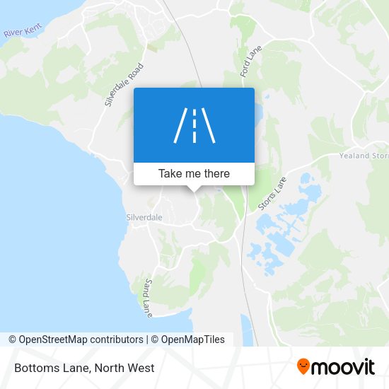 Bottoms Lane map