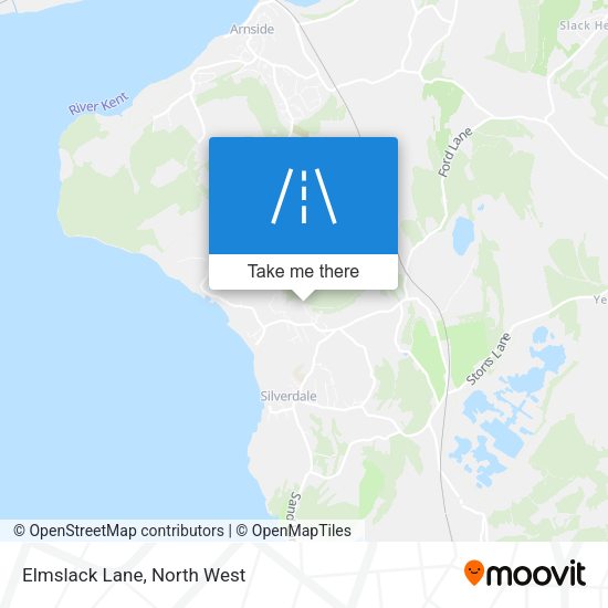 Elmslack Lane map