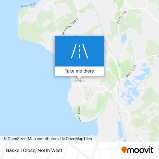 Gaskell Close map