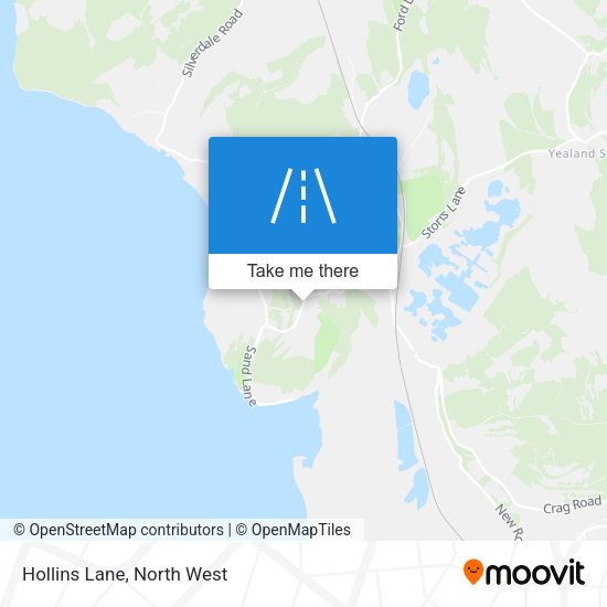 Hollins Lane map