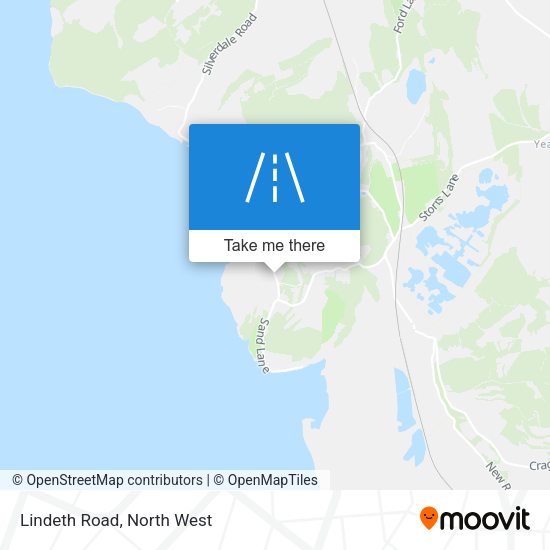 Lindeth Road map