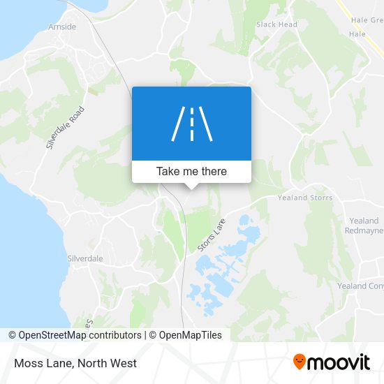 Moss Lane map