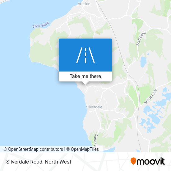 Silverdale Road map