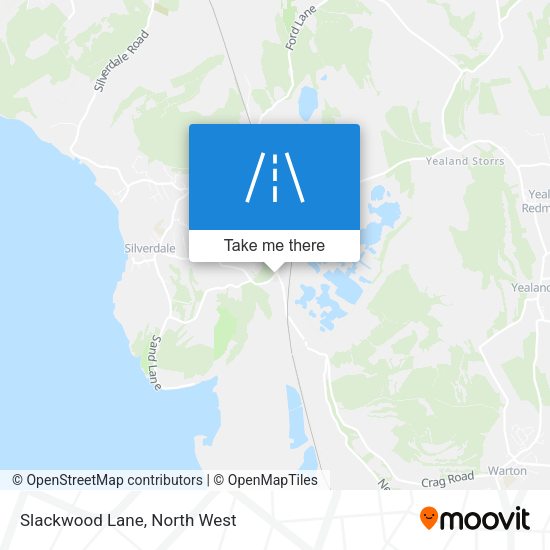 Slackwood Lane map