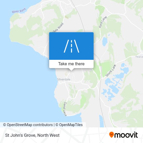 St John's Grove map