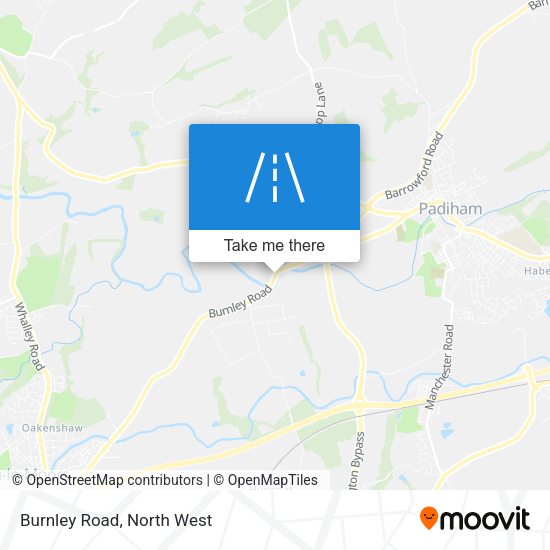 Burnley Road map