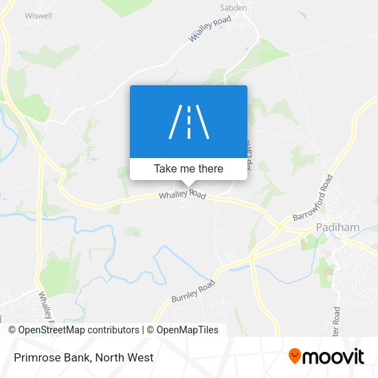 Primrose Bank map