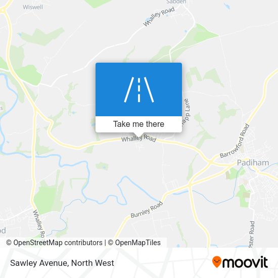 Sawley Avenue map