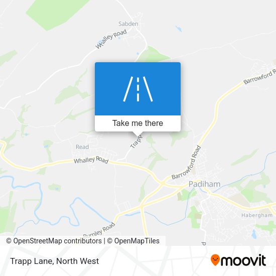 Trapp Lane map