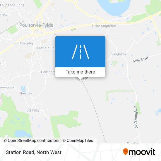 Station Road map