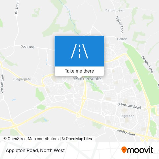 Appleton Road map
