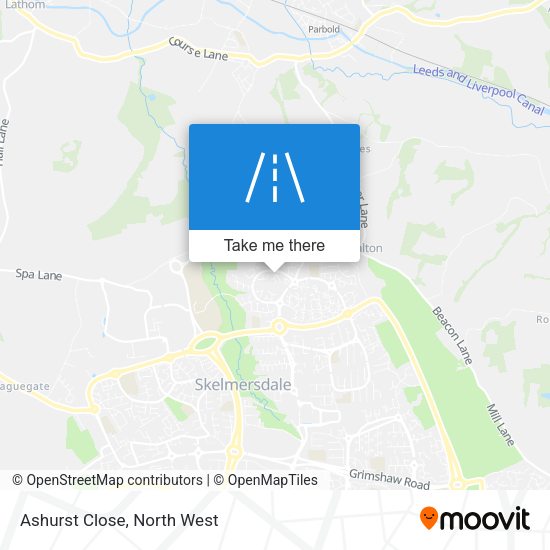 Ashurst Close map