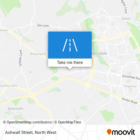 Ashwall Street map