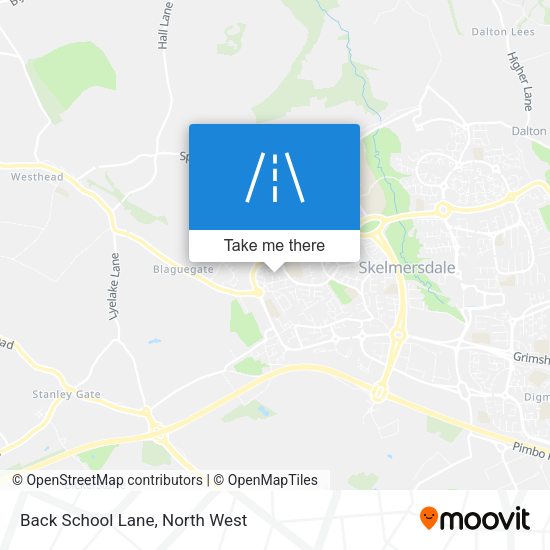 Back School Lane map