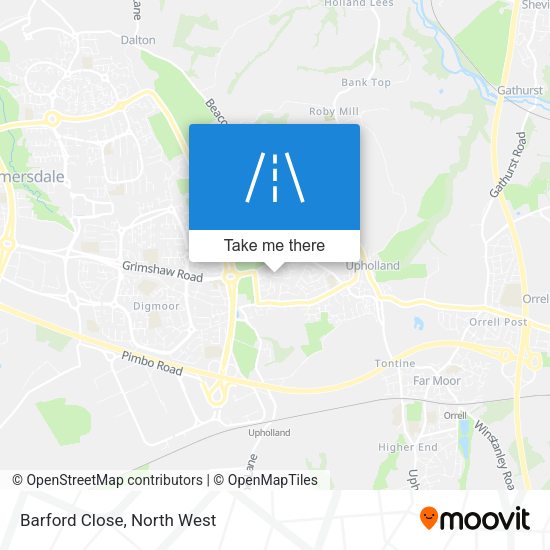 Barford Close map
