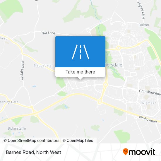 Barnes Road map
