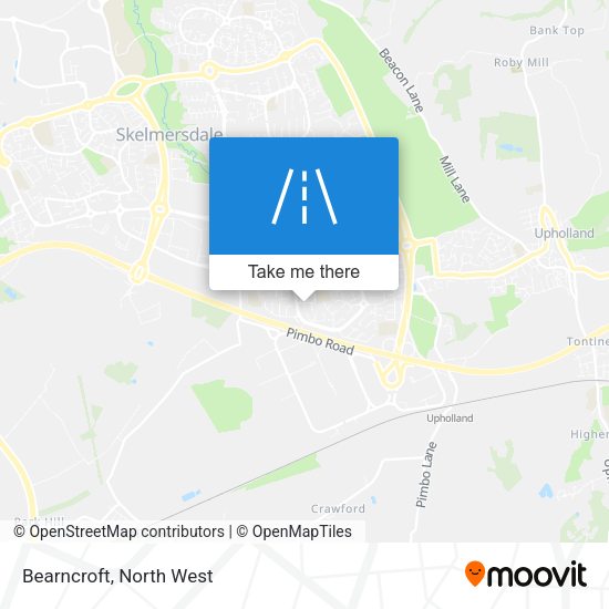 Bearncroft map