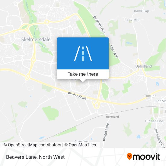 Beavers Lane map