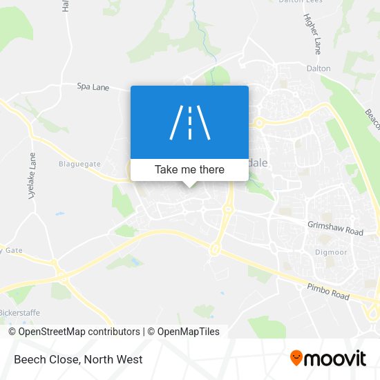 Beech Close map
