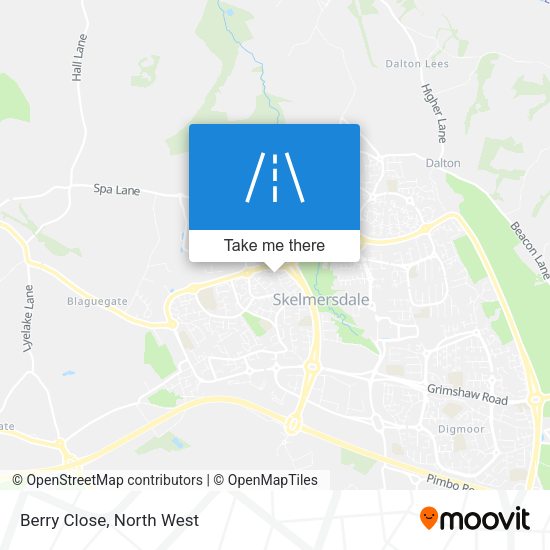Berry Close map