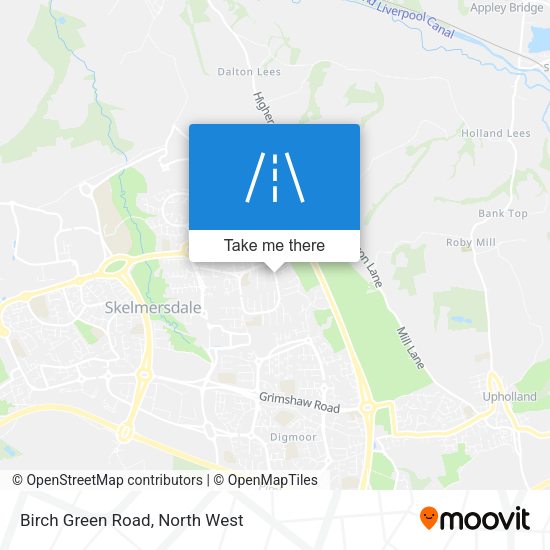Birch Green Road map
