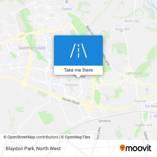 Blaydon Park map