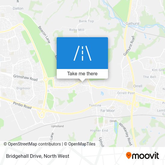 Bridgehall Drive map