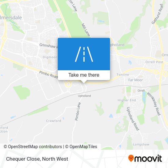 Chequer Close map