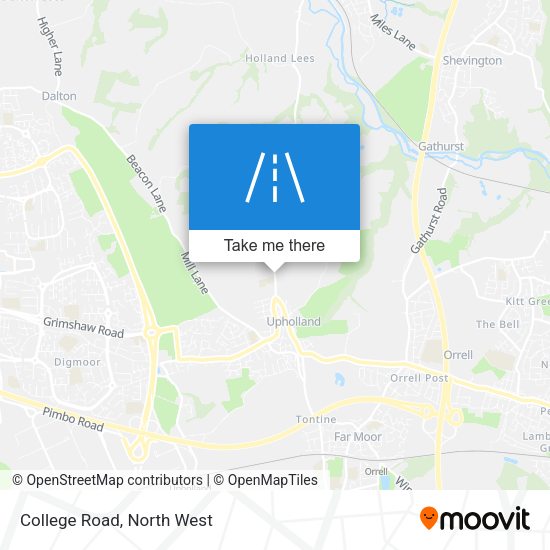 College Road map