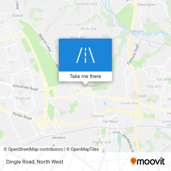 Dingle Road map