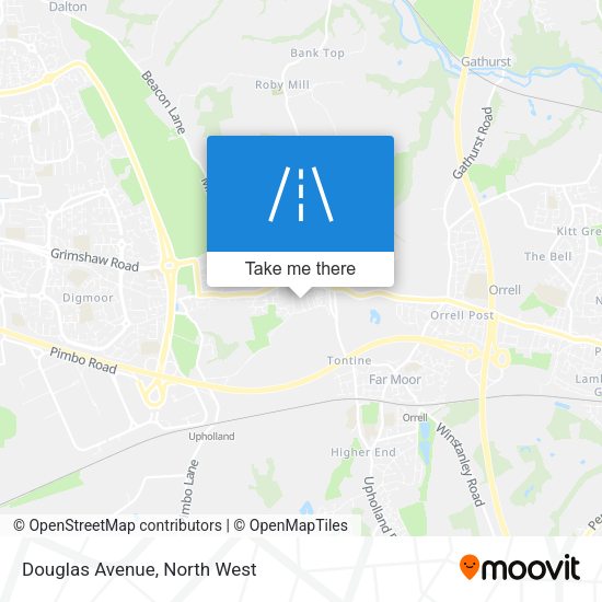 Douglas Avenue map