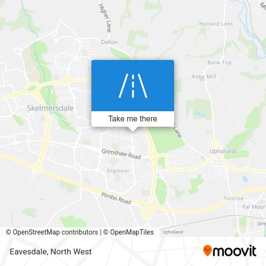 Eavesdale map