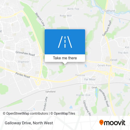 Galloway Drive map