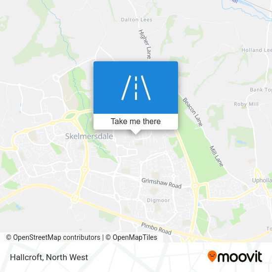 Hallcroft map