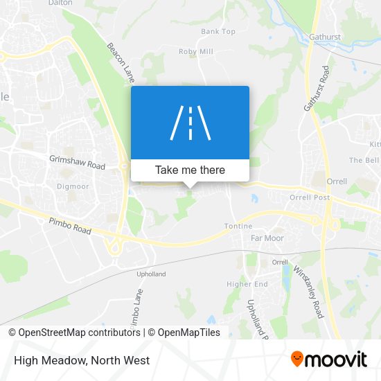 High Meadow map