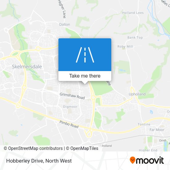 Hobberley Drive map