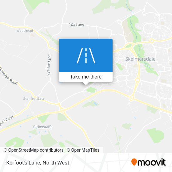Kerfoot's Lane map
