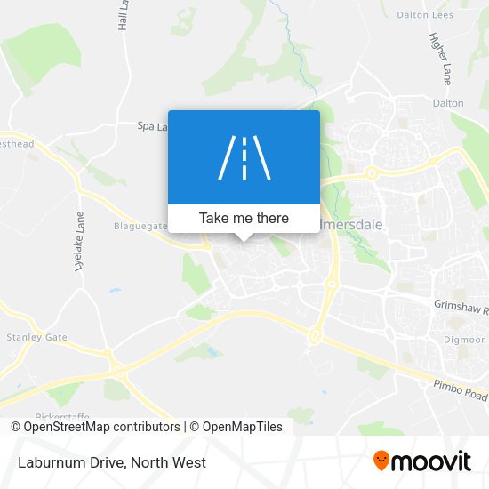 Laburnum Drive map